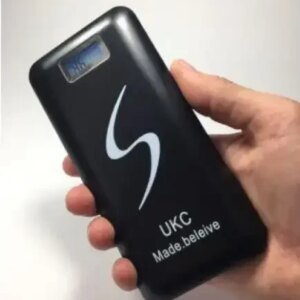 Мобильная зарядка Power Bank с экраном и фонариком 30000/9600mAh UKC