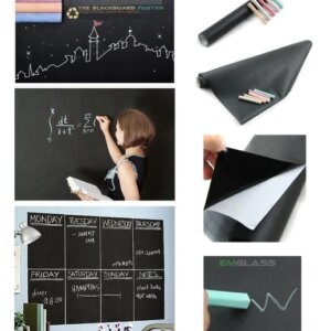 Самоклеющаяся пленка для рисования мелом Black Board Sticker 60х100 см