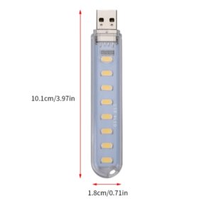 Светильник USB Мини флешка светодиодный фонарик светодиодный холодный белый LED лампа