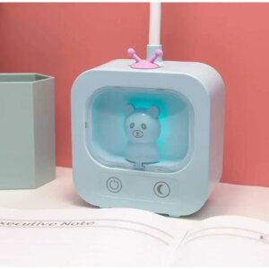 Светодиодная настольная лампа с движущейся головкой и RGB - подсветкой Плюшевого Мишки DIGAD 1943