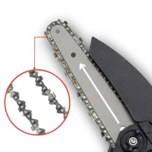 Аккумуляторная цепная пилка в чемодане с 2 аккумуляторами на 48V