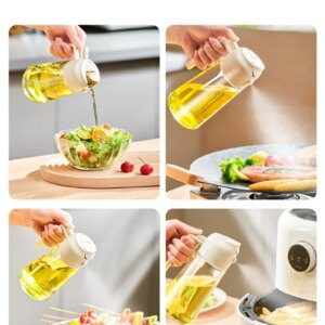 Бутылка с распылителем для масла 470мл, OIL BOTTLE / Дозатор для растительного масла и уксуса