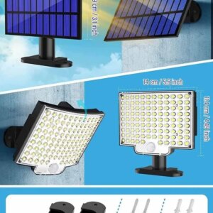 Светильник на солнечной батарее с датчиком движения Solar wall lamp BL-104-SMD
