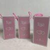 Роза в колбе под стеклянным куполом стабилизированный цветок Pink с подсветкой Большая