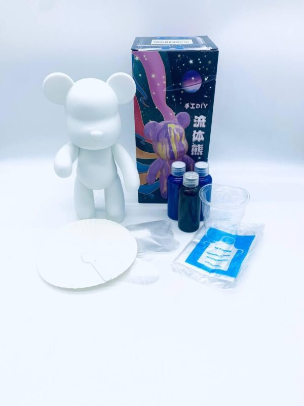 Флюидный медвежонок fluid bear, 23 см, с красками BROWN