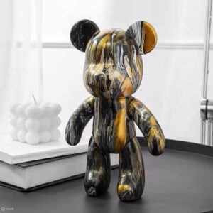Флюидный медвежонок fluid bear, 23 см, с красками BROWN
