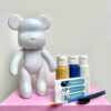 Флюидный медвежонок fluid bear bearbrick, 23 см, с красками YELLOW