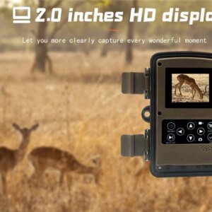 Нагрудная боди камера Фотоловушка PR700PRO охотничья камера P66 12mp с экраном и ночным видением