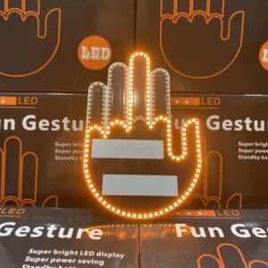 Светодиодная рука LED лампа с жестами для авто Hand Light c пультом управления