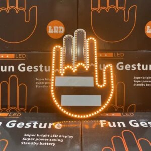 Светодиодная рука LED лампа с жестами для авто Hand Light c пультом управления
