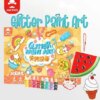 Набор для изготовления брелоков с блестками Glitter Paint Art