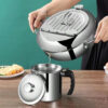 Фритюрница Fryer Pot 3,2л маленькая фритюрница из нержавеющей стали, жаровня с термометром