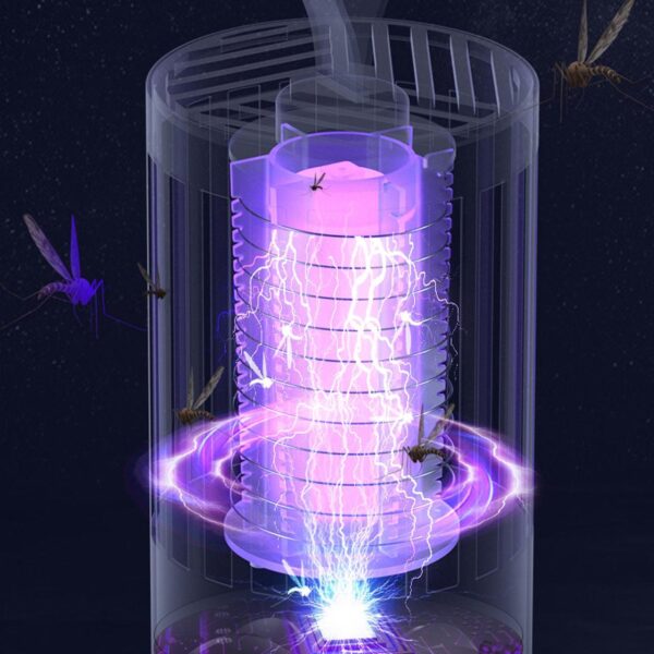 Лампа-ловушка для комаров Бытовая с зарядкой от Usb 1001 MOSQUITO LAMP, портативная