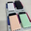 Повербанк с четким дисплеем и встроенными кабелям KT T51X 50000mAh Бирюзовый
