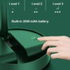 Складной аккумуляторный мини-вентилятор с USB-зарядкой XL 908 зеленый