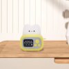 Настольные часы с будильником Желтый, Тостер /Детские часы с LED подсветкой