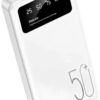 Зарядное устройство Power Bank Viaking N5 50000 mAh. повербанк с дисплеем и фонариком
