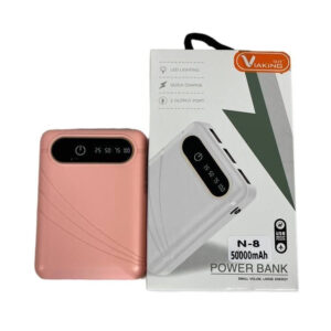Павербанк 50000 mAh Персиковый 3 USB, Micro USB Зарядка для телефона