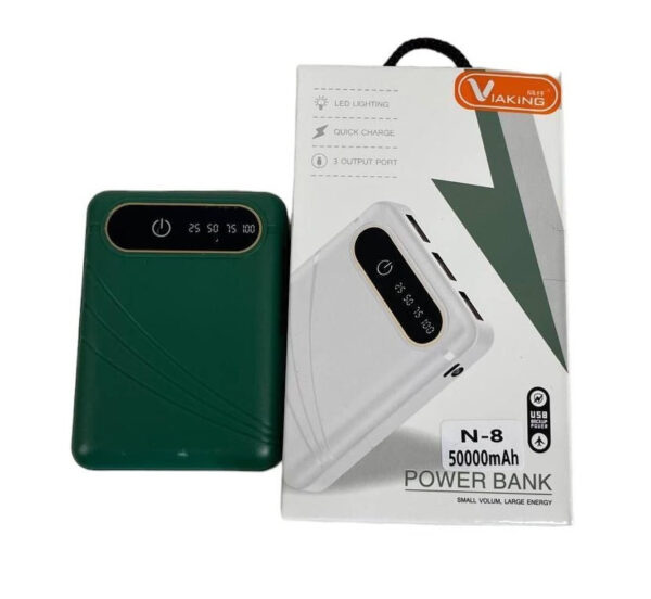 Зарядное устройство Power Bank Viaking 50000 mAh N-8 Зеленый