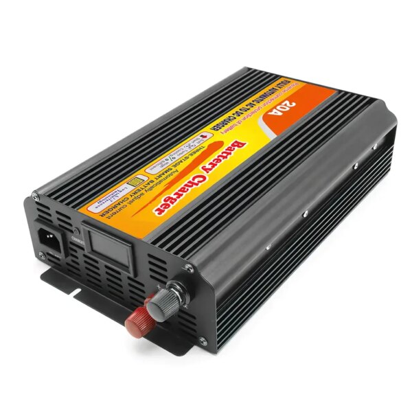 Зарядное устройство для автомобильного аккумулятора Wimpex WX-2050 с регулировкой силы тока, до 20 А, 220-12 В