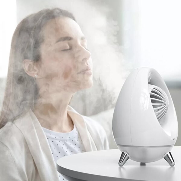 Портативный вентилятор USB с водяным охлаждением, распылитель, ночник Air Cooler 657, увлажнитель