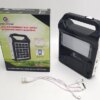 Радио-фонарь с солнечной панелью Bluetooth Power Bank станция 2400мА (съёмные 2*18650) EASY POWER EP-036