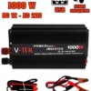 Преобразователь напряжения автомобильный V-TEK Power Maxx-SSK1000W, инвертор 12/220В, USB, охлаждение Черный