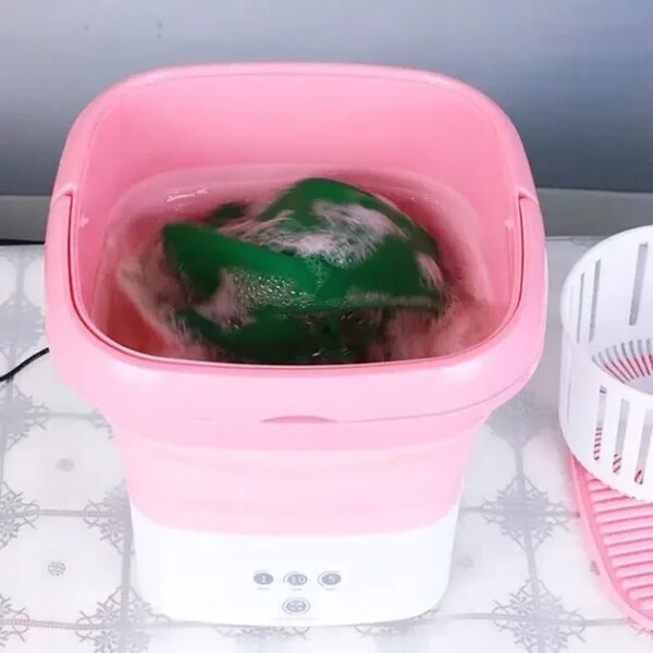 Складная стиральная машина для путешествий Folding Washing Machine Стиральная машина для белья 7л.