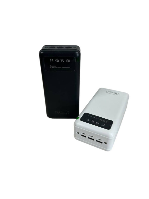 Повербанк power bank Viaking 50000 mAh YM-500 Фонарь 4 USB порта, дисплей, Powerbank Черный