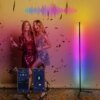 Напольная Лампа 1.4 m для спальни RGB светодиодная Напольная Лампа для спальни, HA-10