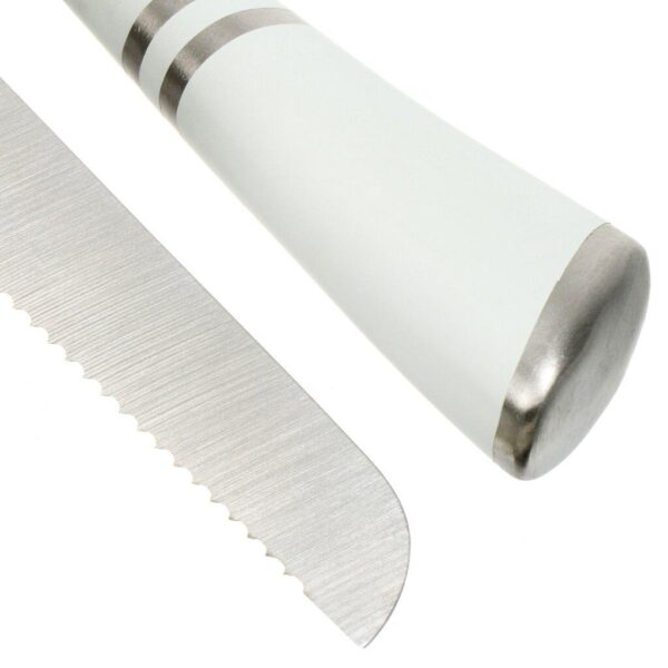 Набор ножей нержавеющая сталь на подставке 9 предметов kitchen knife set wl-707-1