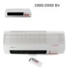 Настенный обогреватель с пультом управления Domotec 5961MS тепловая завеса, 2 режима обогрев, холодный обдув,
