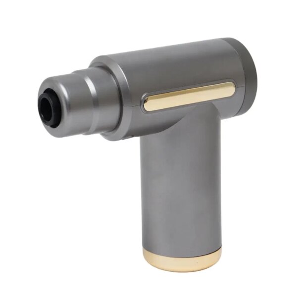 Массажер мышечный ручной Massage Gun Аккумуляторный перкуссионный Массажный 4 насадки для рук ног шеи