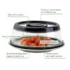Многоразовая вакуумная крышка для хранения пищевых продуктов Stay Fresh Longer диаметром 25 см