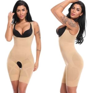 Комбидресс Slim Shapewear профессиональный для коррекции фигуры утягивающее белье XXXL