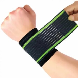 Бандаж эластичный для запястья RIAS Wrists Support Black-Green