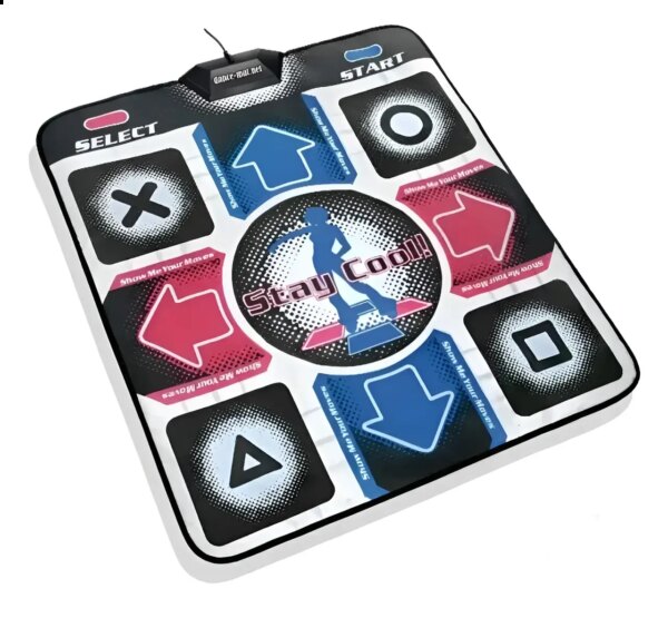 Коврик танцевальный музыкальный DANCE MAT PC+TV USB / Танцы / Игры / Фитнес