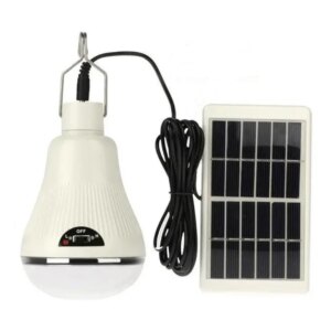 Аккумуляторный фонарик 10W с солнечной панелью Golden Road GR-020 для улицы и помещений