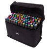 Маркеры TOUCH Sketch Marker Black 80 шт разноцветные + сумка