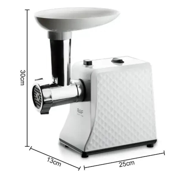 Многофункциональная Мясорубка кухонная Domotec R3391 (2000 Вт):Фарш колбаски измельчение
