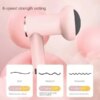 Массажер ручной Replicates Shiatsu Massager YX-720 для тела аккумуляторный с насадками антицеллюлитный Розовый