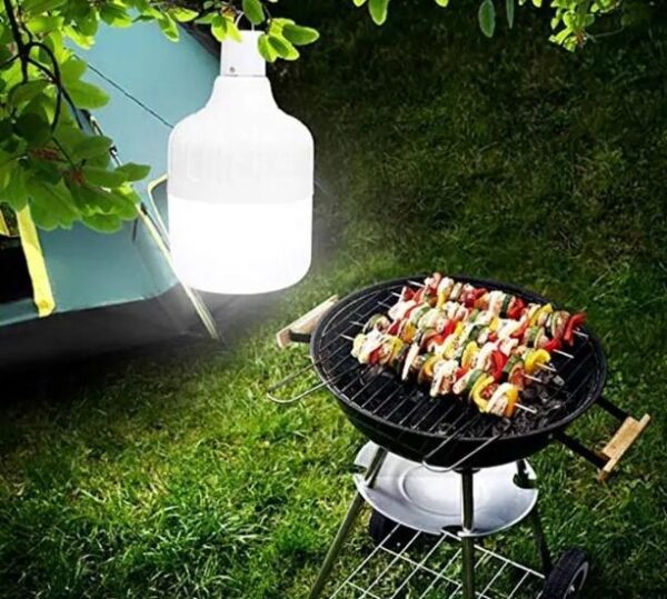 Лампа для кемпинга на крючке аккумуляторная с зарядкой Micro USB Solar BL HY-701 10W