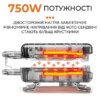 Мультимейкер 6 в 1 750Вт Sokany SK-908 со сменными формами для вафель, орешков, печенья и блюд на гриле