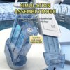 Водяной пистолет электрический аккумуляторный Water Gun Glock с 2 обоймами для воды Blue