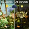 Фонарь садовый Фейерверк на солнечной батарее 90 led HA-38