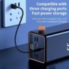 Повербанк 100000 mAh YM-655 широкая коробка, Внешний аккумулятор с быстрой зарядкой, Powerbank