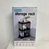 Узкая полка тележка на колесах для ванной и кухни на 3 яруса 61*40*26 см STORAGE RACK-3
