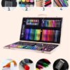Детский набор для рисования на ART SET 180 предметов в деревянном чемодане