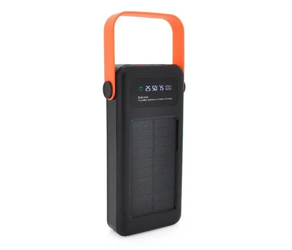 Power bank YM-635 40000mAh Solar, індикатор рівня заряду, вбудований ліхтар