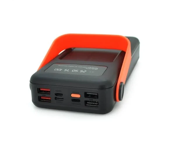 Power bank YM-635 40000mAh Solar Индикатор уровня заряда, Встроенный фонарь